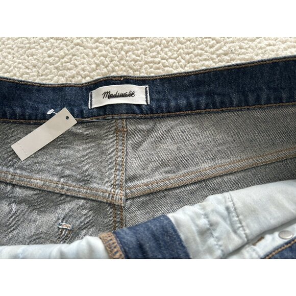 MADEWELL $148 The Longline Straight Jean Atlin Wash Size 25Tall - Picture 10 of 16